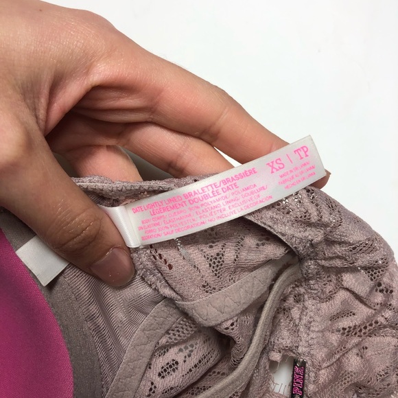 PINK VICTORIA’S SECRET push up pink lace bralette - Picture 10 of 10